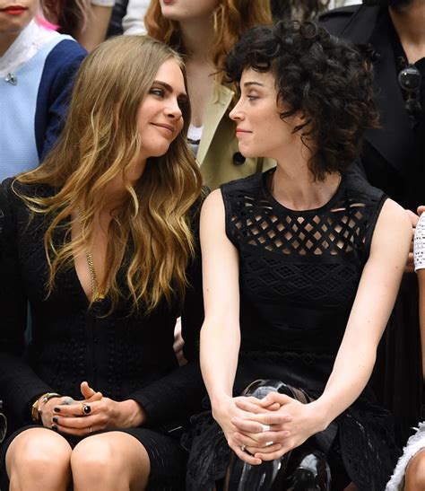 cara delevingne annie clark burberry|Cara Delevingne and Annie Clark attend the Burberry .